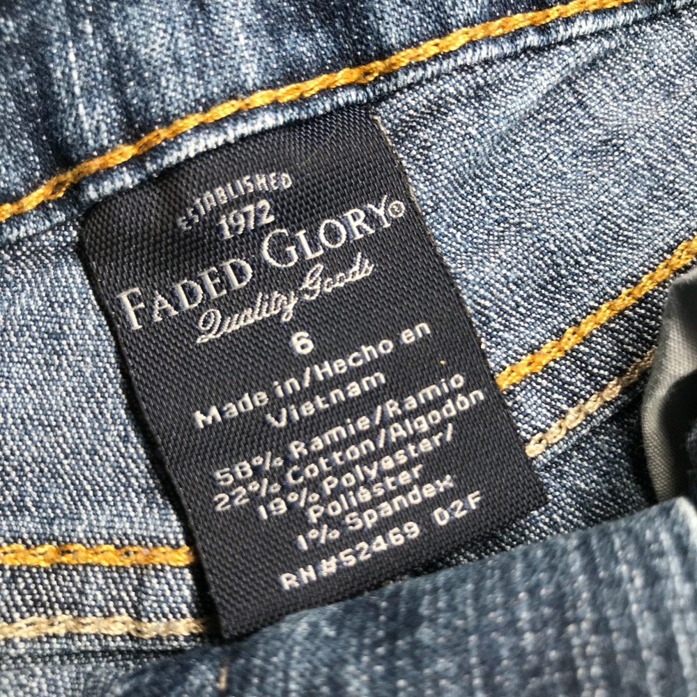Faded Glory Denim Short for Girls - Picture 5 of 5